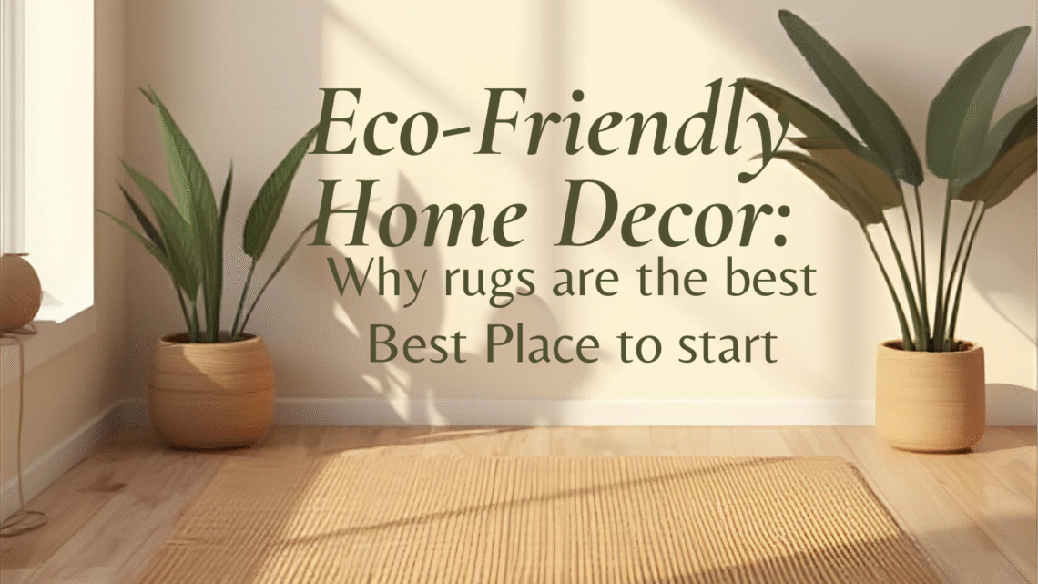 eco friendly home decor why rugs are the best place to start