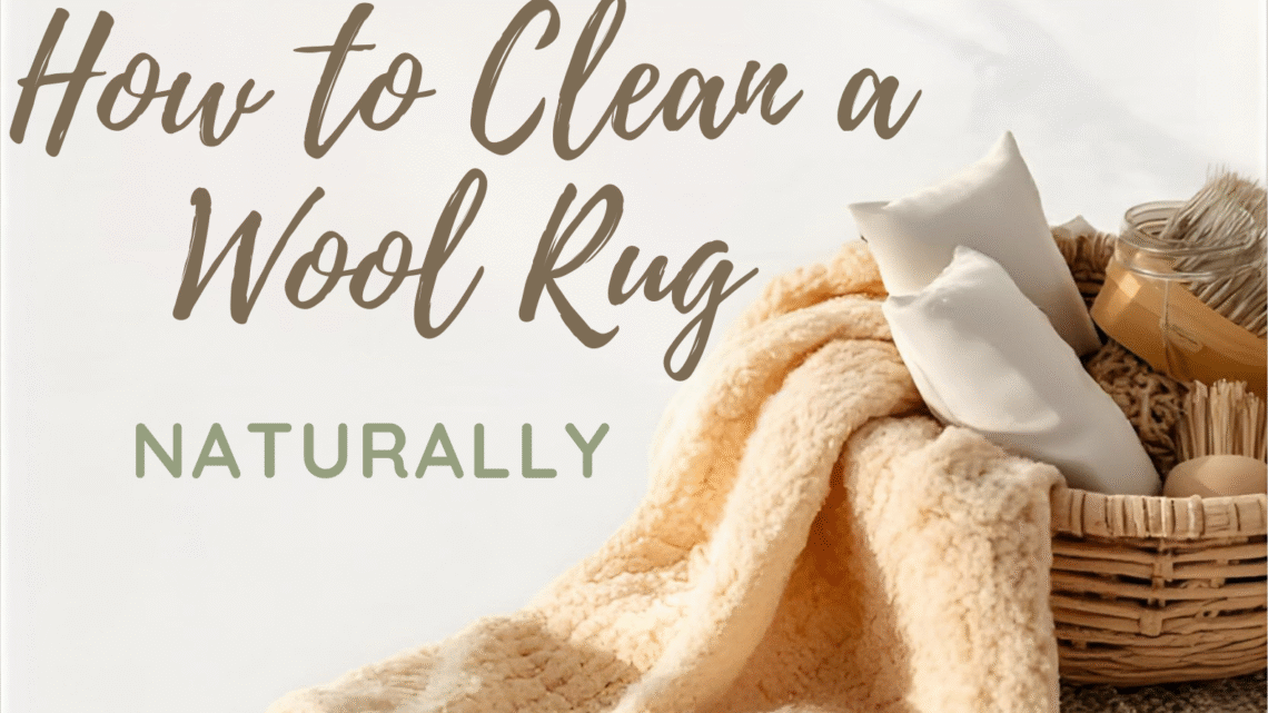 how to clean a wool rug naturally at home