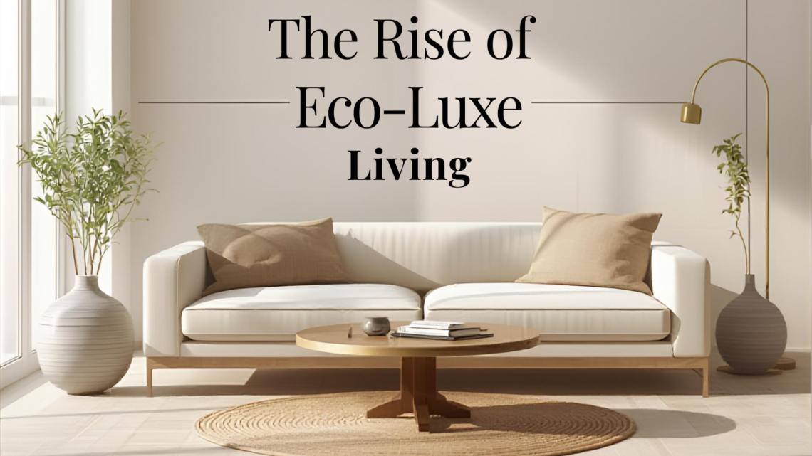 The Rise of Eco-Luxe Living How Sustainable Décor Is Redefining Modern Homes